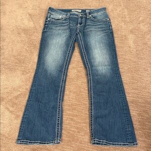 BKE Payton Boot Cut Jeans in Medium Blue